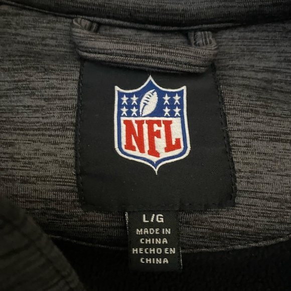 New Orleans Saints Men's Large Zip Up Sweater - Picture 4 of 4